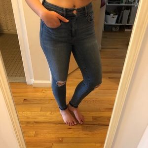 Retro high waist jegging